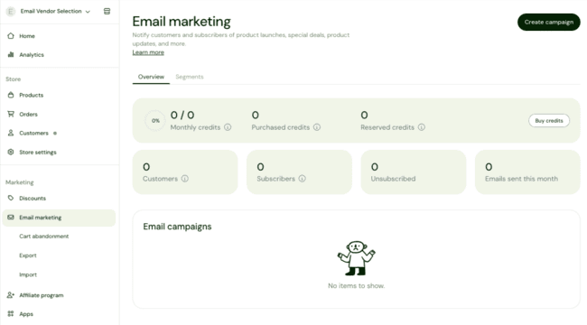 Sellfy marketing features