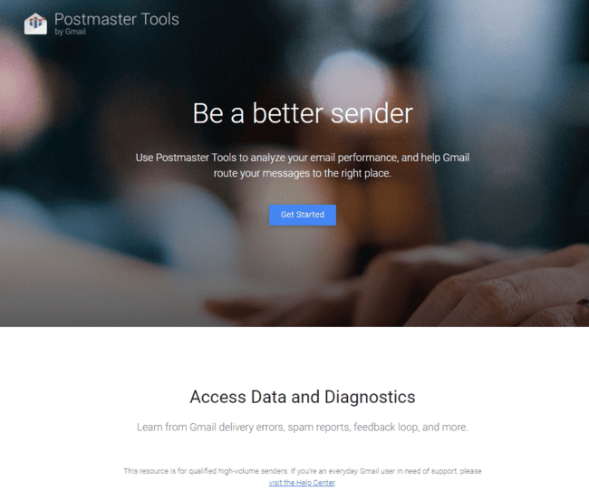 Servicio de reputación IP de Google Postmaster Tools