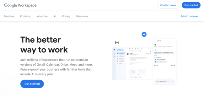 Sign up for a Google Workspace Account