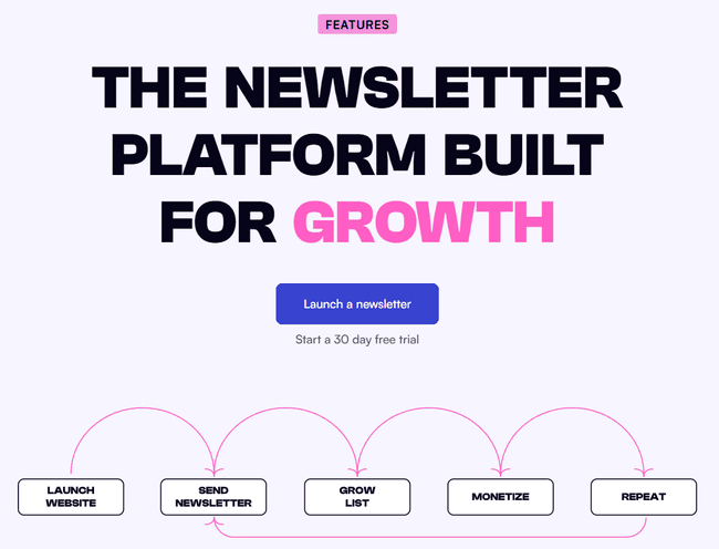software de marketing de newsletters beehiiv