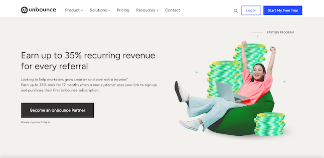 Unbounce software reseller program