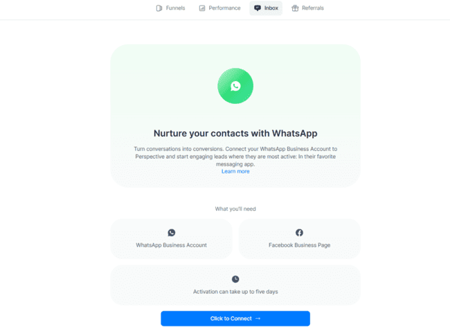WhatsApp messaging in Perspective