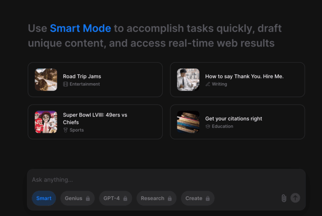 YouChat para búsqueda y resumen