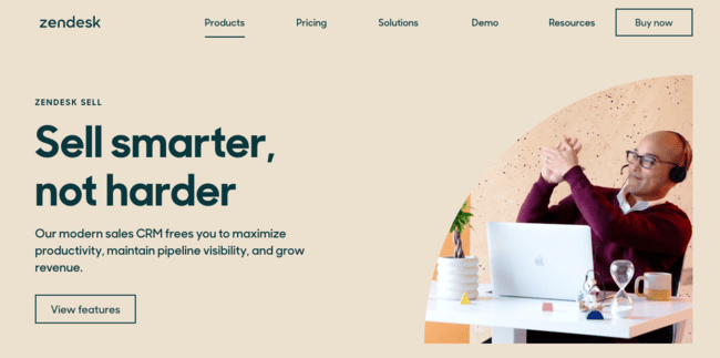 Zendesk CRM for customer service