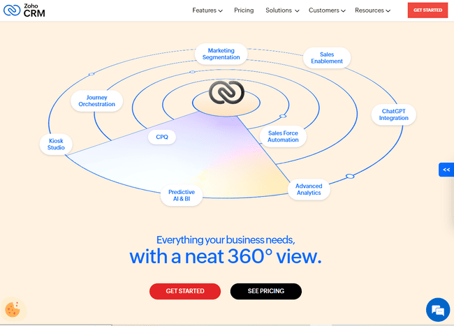 Zoho CRM ClickFunnels alternative