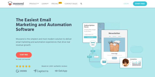 alternativas de Klaviyo Moosend para PYMES