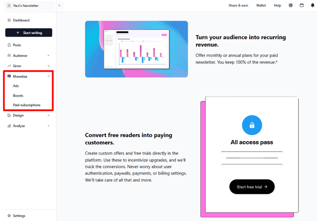 beehiiv Kit alternative monetizing features
