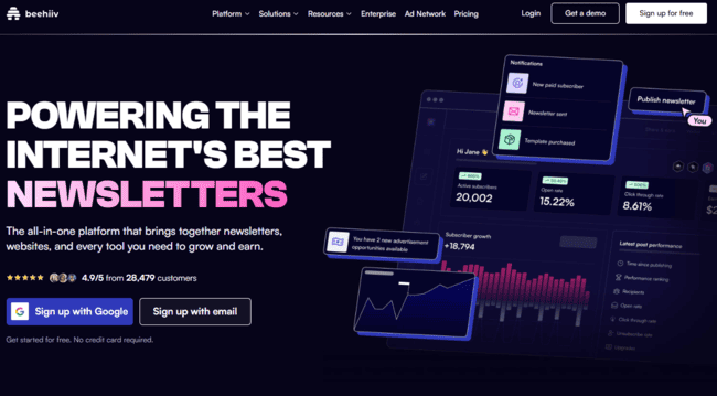 beehiiv MailerLite alternative for monetizing newsletters