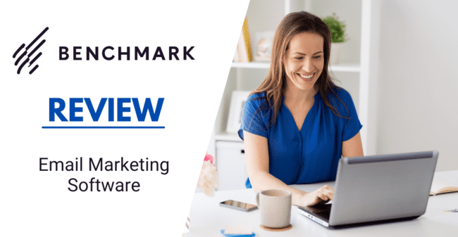 featured image: benchmark review email marketing software automation tool CRM sales