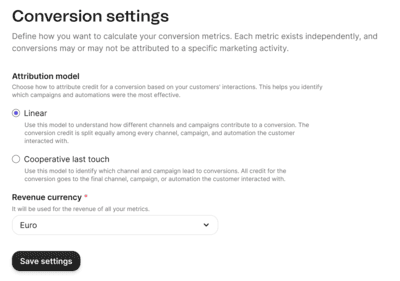 conversion tracking in Brevo