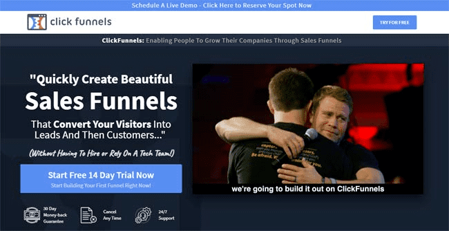 creador de embudos de ventas clickfunnels