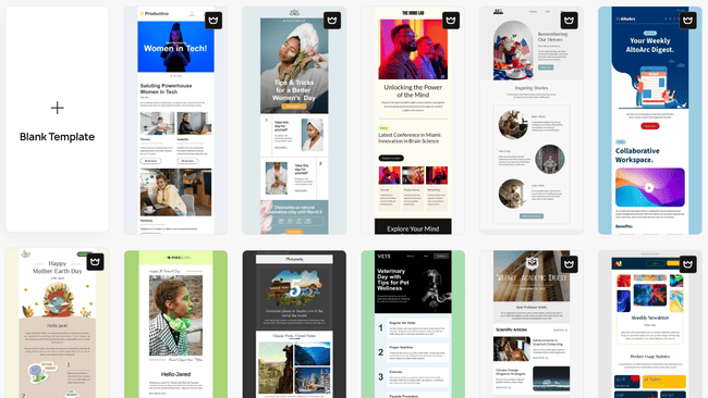 free email templates from stripo