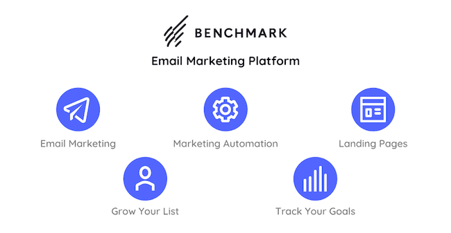 funciones de la plataforma de email marketing Benchmark para el sector inmobiliario