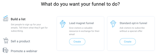 getresponse review funnel builder