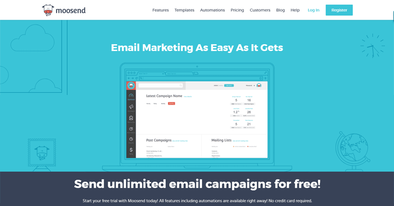 mailchimp alternatives moosend email marketing