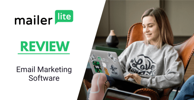 featured image: mailerlite review email marketing software tool automation lead generation websites