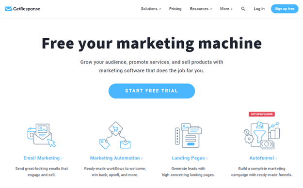 Getresponse como alternativa a Mailchimp