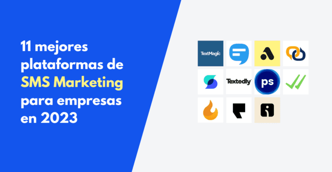 mejores plataformas SMS Marketing empresas 2023