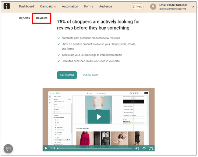 opiniones de Omnisend para Shopify