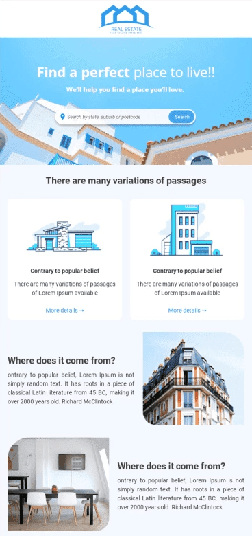 plantilla gratuita de newsletter