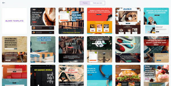 reseña de Engagebay plantillas de páginas de aterrizaje