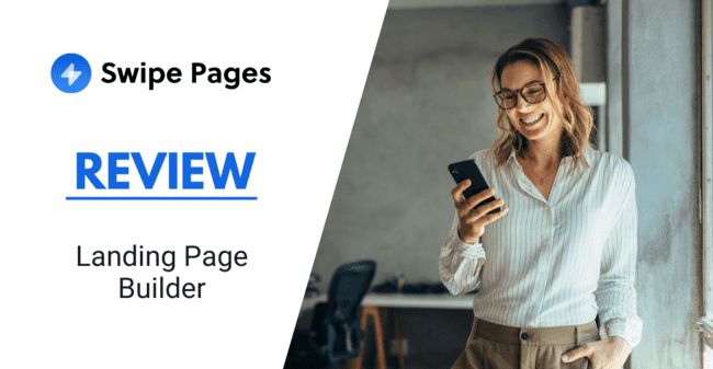 featured image: swipe pages review landing page builder creator cro testing interactive pages