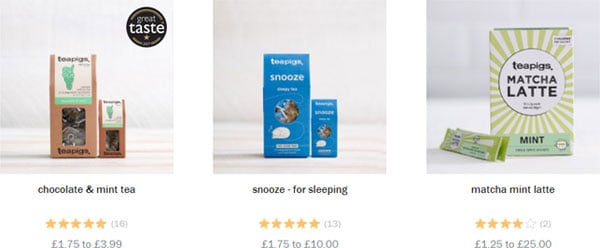 reviews emailmarketing ecommerce social proof teapigs