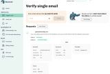 Bouncer single email validation verifiction