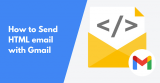 How to send HTML email in Gmail without coding