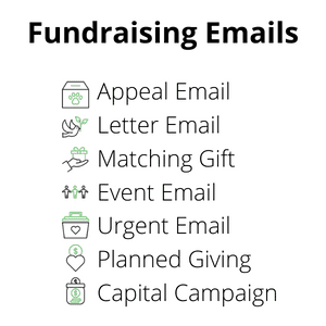 types of fundraising emails